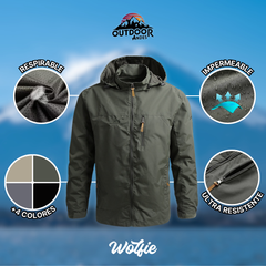 CHAQUETA IMPERMEABLE OutdoorAndes™ By Wolfie