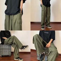 PANTALON CARGO GREEN - Wolfie