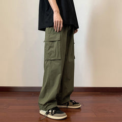 PANTALON CARGO GREEN - Wolfie