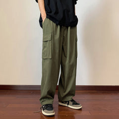 PANTALON CARGO GREEN - Wolfie